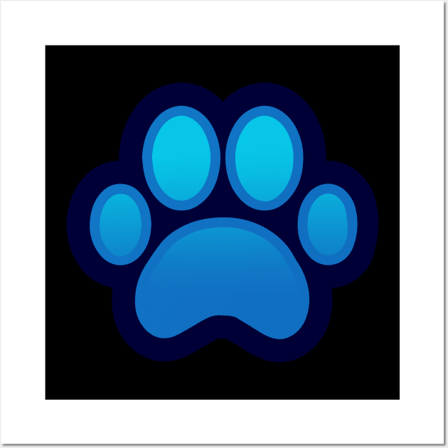 Cat Paw Illustration Wall Art by sewwani